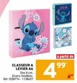 Trafic Classeur a levier A4 offre
