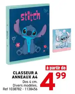 Trafic Classeur a anneaux A4 offre
