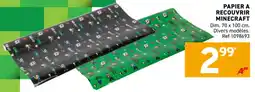 Trafic Papier a recouvrir minecraft offre