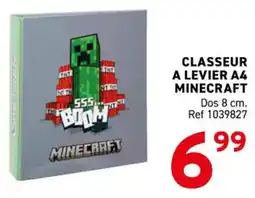 Trafic Classeur a levier A4 minecraft offre