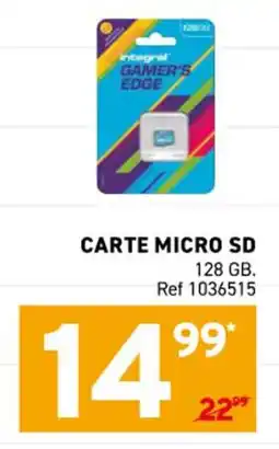 Trafic Carte micro sd offre