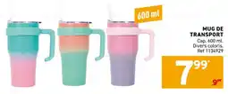 Trafic Mug de transport offre