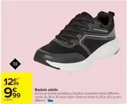 Cora x Carrefour Baskets adulte offre