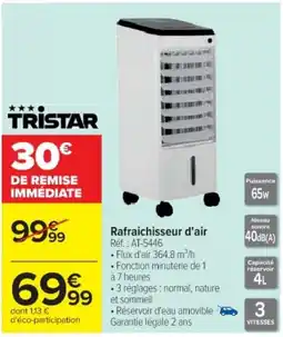 Cora x Carrefour TRISTAR Rafraichisseur d'air offre