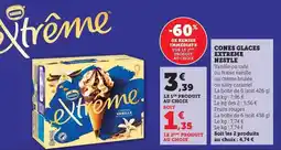 Super U Nestlé - cônes glaces exterme offre