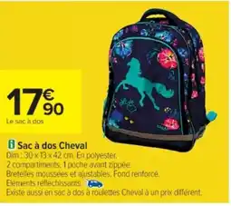 Cora x Carrefour Sac à dos Cheval offre