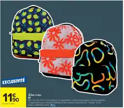 Cora x Carrefour Sac à dos offre