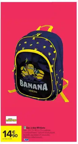 Cora x Carrefour Sac à dos Minions offre