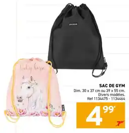 Trafic Sac de gym offre