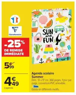 Cora x Carrefour Agenda scolaire offre