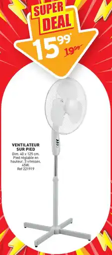 Trafic Ventilateur sur pied offre