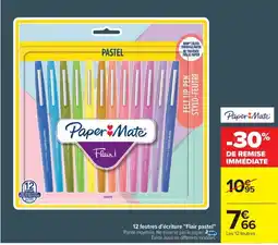 Cora x Carrefour 12 feutres d'écriture "Flair pastel" offre