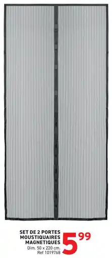 Trafic Set de 2 portes moustiquaires magnetiques offre