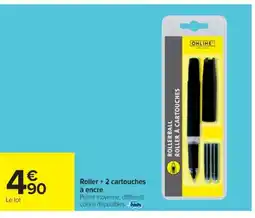 Cora x Carrefour Roller + 2 cartouches à encre offre