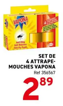 Trafic Set de 4 attrape-mouches vapona offre