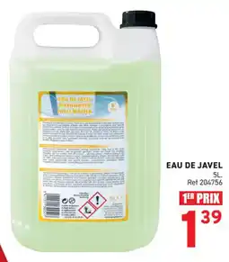 Trafic Eau de javel offre