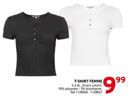 Trafic T shirt femme offre