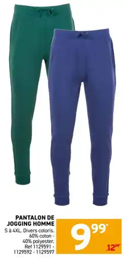 Trafic Pantalon de jogging homme offre