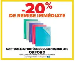 Cora x Carrefour OXFORD Sur tous les protège documents 2nd life offre