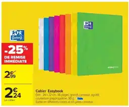 Cora x Carrefour Cahier Easybook offre