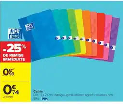 Cora x Carrefour Cahier offre