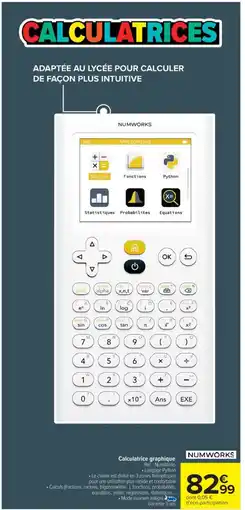 Cora x Carrefour NUMWORKS Calculatrice graphique offre