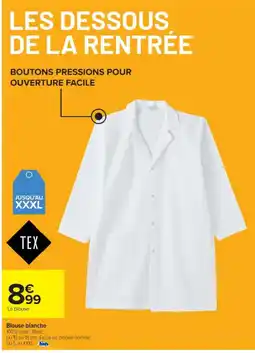 Cora x Carrefour Blouse blanche offre