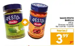 Trafic Sauce pesto barilla offre