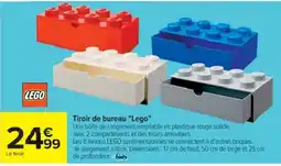 Cora x Carrefour LEGO Tiroir de bureau "Lego" offre