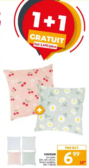 Trafic Coussin offre