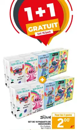 Trafic Set de 10 paquets de mouchoirs offre