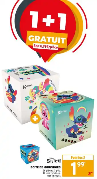 Trafic Boite de mouchoirs offre