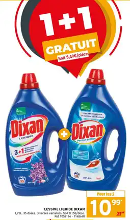 Trafic Lessive liquide dixan offre