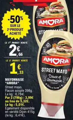 E.Leclerc Mayonnaise AMORA offre