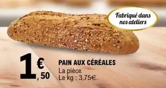 E.Leclerc Pain Aux Céréales offre
