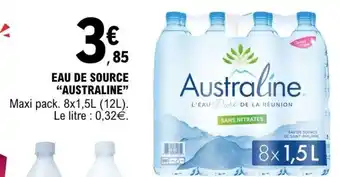 E.Leclerc Eau de Source Australine offre