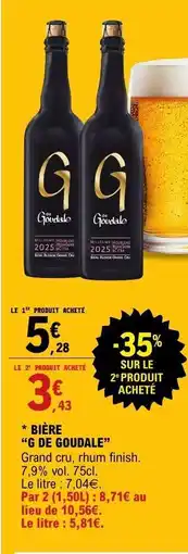 E.Leclerc Bière G De Goudale offre