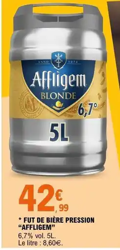 E.Leclerc FUT DE BIÈRE PRESSION 'AFFLIGEM' offre