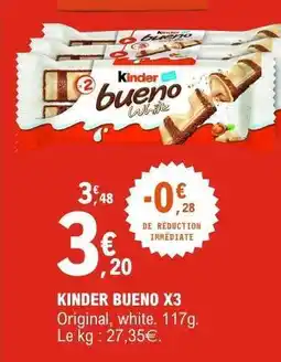 E.Leclerc KINDER BUENO X3 offre