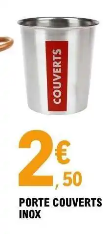 E.Leclerc PORTE COUVERTS INOX offre