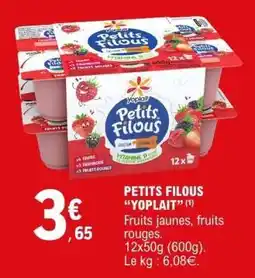 E.Leclerc Petits Filous Yoplait offre