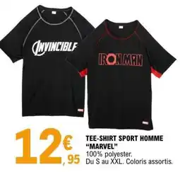 E.Leclerc TEE-SHIRT SPORT HOMME “MARVEL” offre