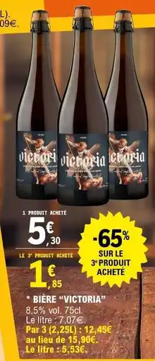 E.Leclerc Bière Victoria offre