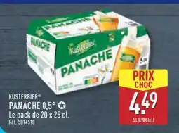 ALDI Kusterbier Panaché 0,5% offre