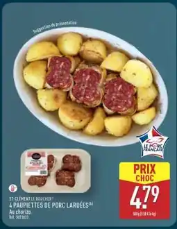 ALDI 4 Paupiettes de Porc Lardées offre