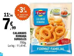 E.Leclerc CALAMARS ROMANA SURGELÉS offre