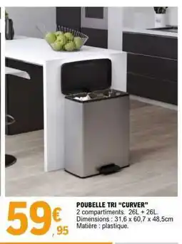 E.Leclerc POUBELLE TRI “CURVER” offre