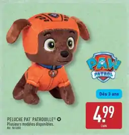 ALDI PELUCHE PAT' PATROUILLE offre