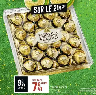 Spar Ferrero rocher offre