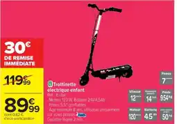 Cora x Carrefour Trottinette électrique enfant offre